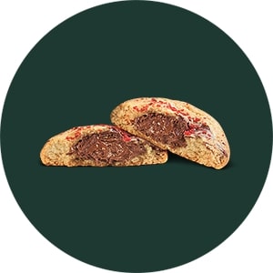 Galleta rellena de avellanas