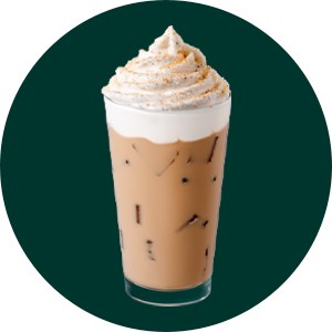 Pecan crunch latte helado