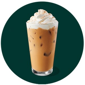 Pumpkin spice latte helado